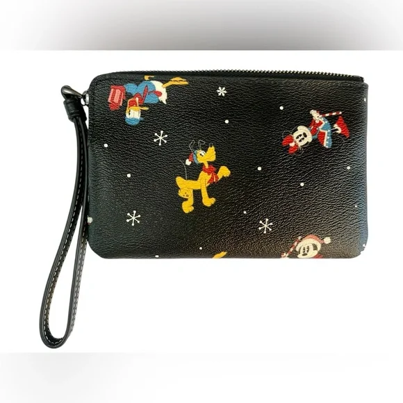 Coach Black Disney Wristlet - Picture 5 of 9